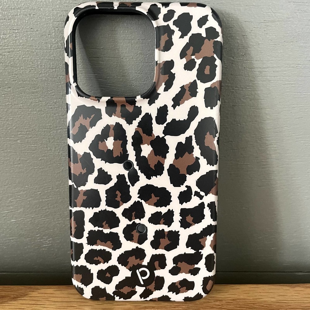 Loopy Case Black Brown Leopard for iPhone 13 Pro (6.1" Screen)